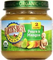 Mängden socker i Strained pear mango