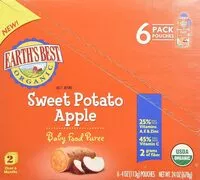 Mängden socker i Nd foods purees sweet potato apple