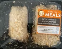Mängden socker i Bacon & cheddar stuffed/breaded boneless chicken breast
