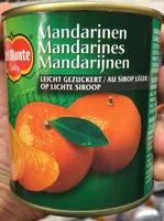 Mängden socker i Mandarinen