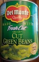Mängden socker i Fresh cut green beans
