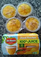 Mängden socker i diced peaches