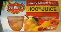 Mängden socker i Cherry Mixed Fruit with Cherry Flavor in 100% Juice