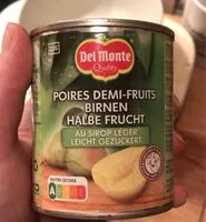 Mängden socker i Poires Demi-fruits
