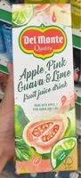 Mängden socker i Apple, pink guava & lime fruit juice drink
