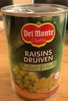 Mängden socker i Raisins Trauben