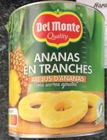 Mängden socker i Ananas en tranches