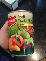 Mängden socker i Fruit cocktail in juice