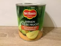 Mängden socker i Birnen halbe Frucht