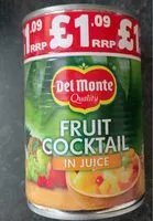 Mängden socker i Fruit cocktail in juice