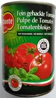 Mängden socker i Fein gehackte Tomaten mit Basilikum