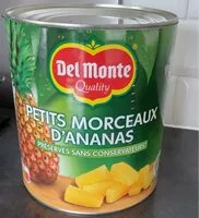Mängden socker i Petits morceaux d’ananas