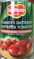 Mängden socker i Tomates Datterini au jus de tomates