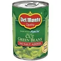 Mängden socker i Cut green beans