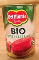 Mängden socker i Tomates pelées au jus Bio
