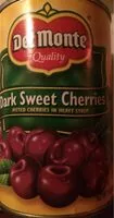 Mängden socker i Del monte, dark sweet pitted cherries in heavy syrup