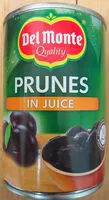 Mängden socker i PRUNES IN JUICE