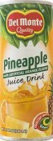 Mängden socker i Pineapple Juice Drink, Artificial Orange Flavor