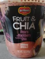 Mängden socker i Fruit and Chia Pears in Blackberry Flavored Chia