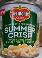 Mängden socker i Summer crisp corn