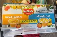 Mängden socker i Fruit Cup Snacks