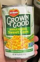Mängden socker i Whole kernel sweet corn