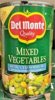 Mängden socker i Mixed Vegetables