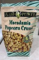 Mängden socker i Hawaiian macadamia nut popcorn crunch