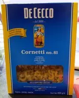 Mängden socker i Cornetti no.18