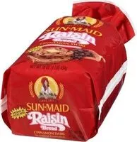 Mängden socker i Raisin Bread, Cinnamon Swirl
