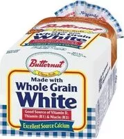 Mängden socker i Whole grain white bread