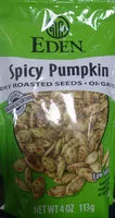 Mängden socker i Organic dry roasted seeds