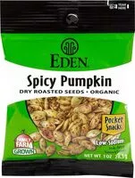 Mängden socker i Spicy Pumpkin Dry Roasted Seeds