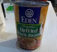 Mängden socker i Eden organic refried black beans