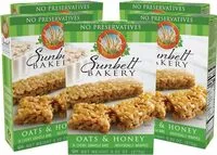 Mängden socker i Oats honey chewy granola bars