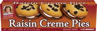 Mängden socker i Raisin creme pies