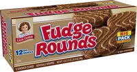 Mängden socker i Fudge rounds