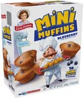 Mängden socker i Blueberry mini muffins