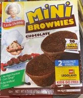 Mängden socker i Mini Brownies Chocolate