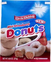 Mängden socker i Mini strawberry donuts