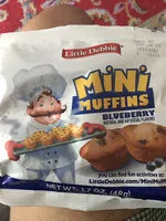 Mängden socker i mini blueberry muffins