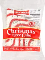 Mängden socker i Christmas Tree Snack Cake