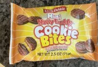 Mängden socker i mini nutty buddy cookies bites