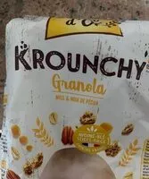 Mängden socker i Krounchy granola  miel & noix de pécan