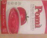 Mängden socker i Strained tomatoes