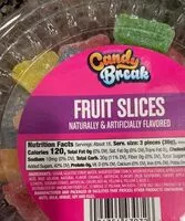 Mängden socker i Fruit Slices