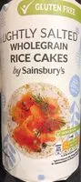 Mängden socker i lightly salted wholegrain rice cakes