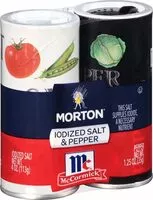 Mängden socker i Iodized Salt & Pepper