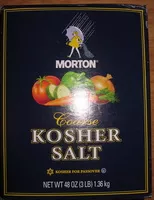 Mängden socker i Kosher salt
