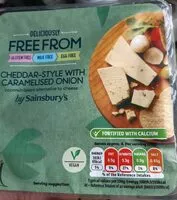 Mängden socker i Deliciously Free From Cheddar-style with caramelised onion